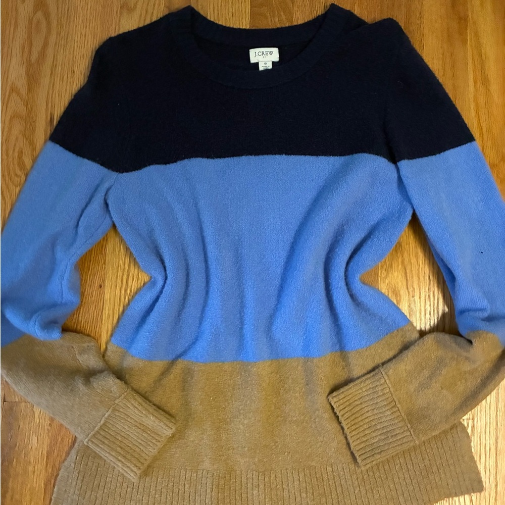 J. Crew Colorblock Sweater